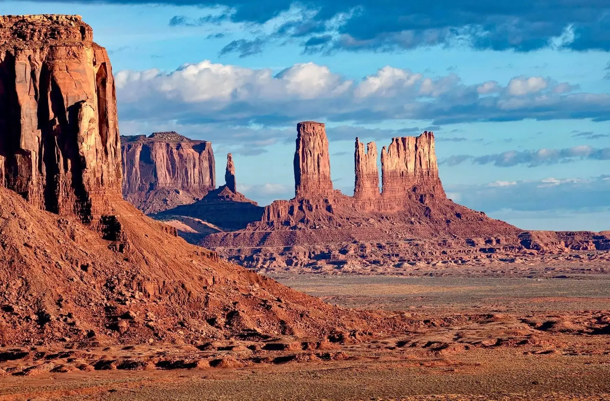 Vast desert landscape in the American Southwest.